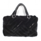 Mobile Preview: Woman´s Mink Fur Handbag - Cologne Noir